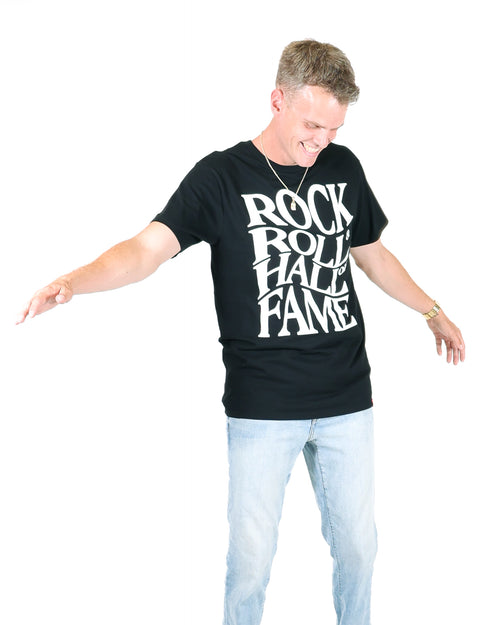 ROCK HALL WAVY LOGO T-SHIRT