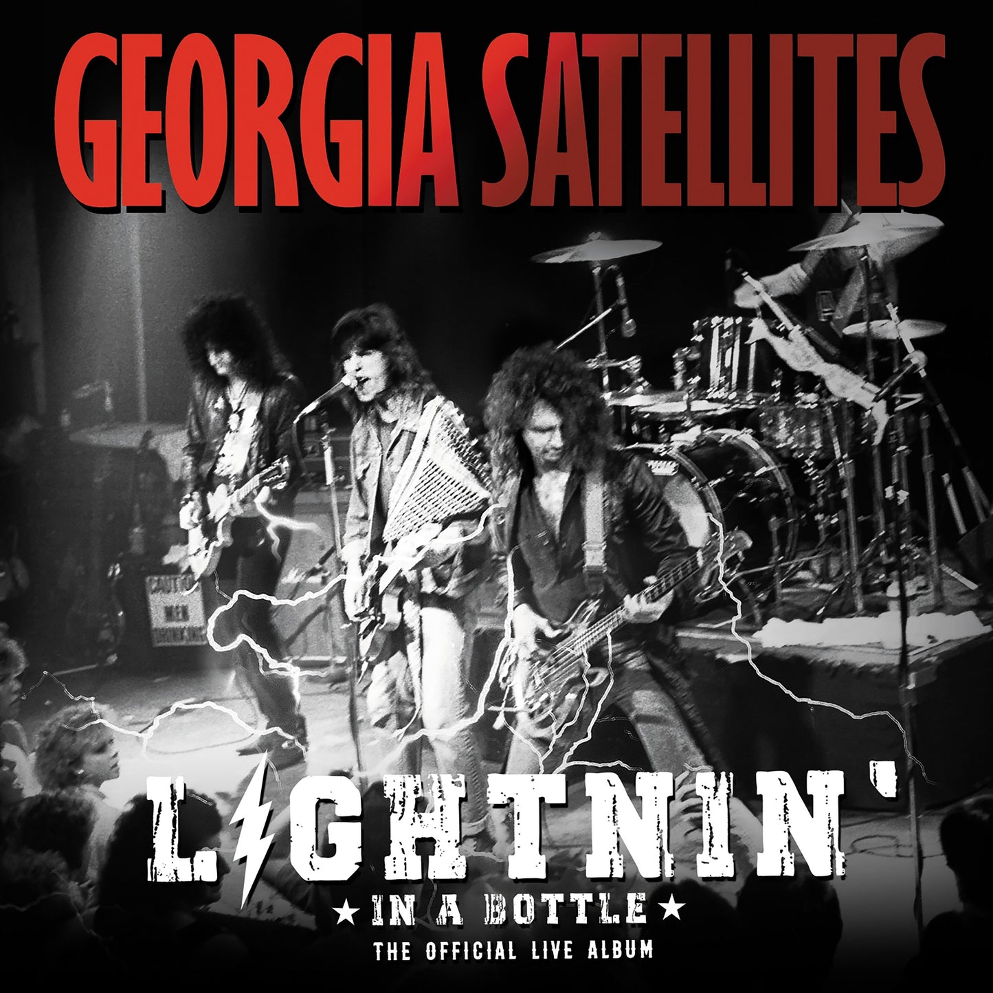 GEORGIA SATELLITES - LIGHTNIN' IN A BOTTLE: THE OFICIAL LIVE ALBUM - LP DE VINILO