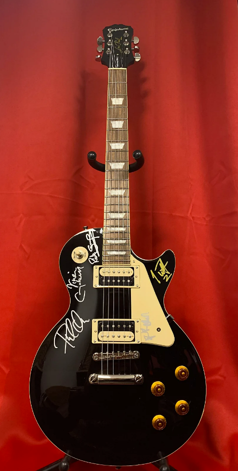 EPIPHONE LIMITED EDITION LES PAUL TRADITIONAL PRO-II GUITAR - SIGNED BY DEF LEPPARD