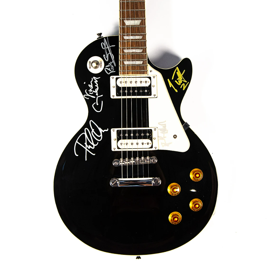 EPIPHONE LIMITED EDITION LES PAUL TRADITIONAL PRO-II GUITAR - SIGNED BY DEF LEPPARD