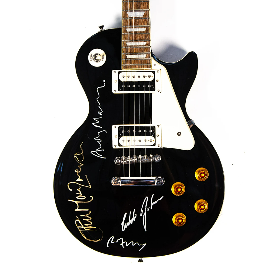 GUITARRA EPIPHONE DE EDICIÓN LIMITADA LES PAUL TRADITIONAL PRO-II - FIRMADA POR ROXY MUSIC