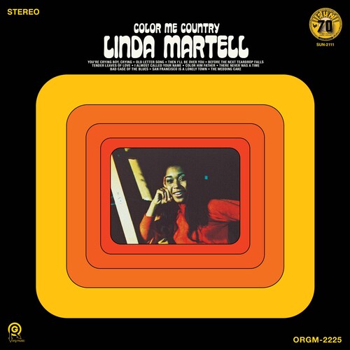 LINDA MARTELL - COLOR ME COUNTRY - SUN RECORDS EDICIÓN 70 ANIVERSARIO - COLOR NARANJA - LP DE VINILO