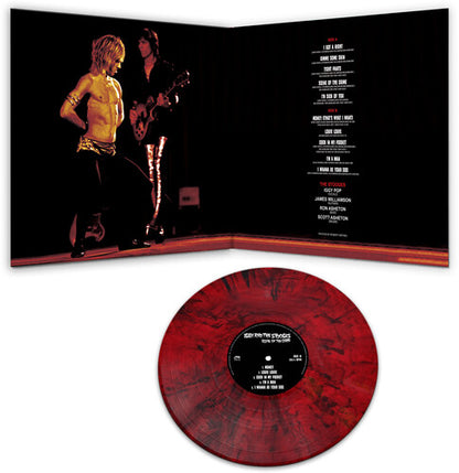 IGGY AND THE STOOGES - SCENE OF THE CRIME - RED MARBLE COLOR - VINYL LP