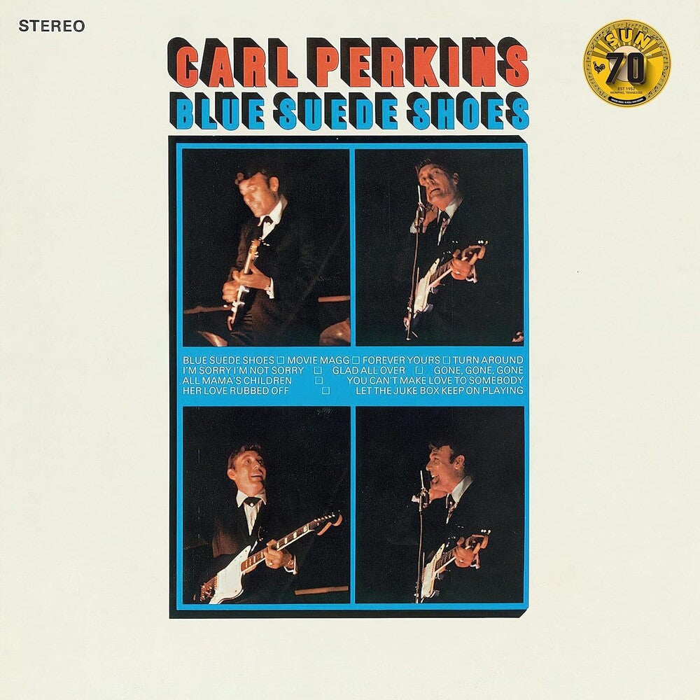 CARL PERKINS - BLUE SUEDE SHOES - SUN RECORDS 70TH ANNIVERSARY EDITION - VINYL LP