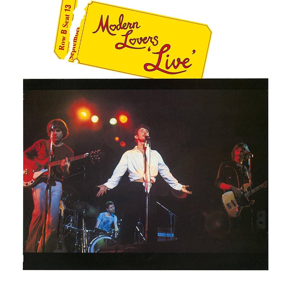 JONATHAN RICHMAN & THE MODERN LOVERS - MODERN LOVERS LIVE - INDIE EXCLUSIVE - YELLOW COLOR - VINYL LP