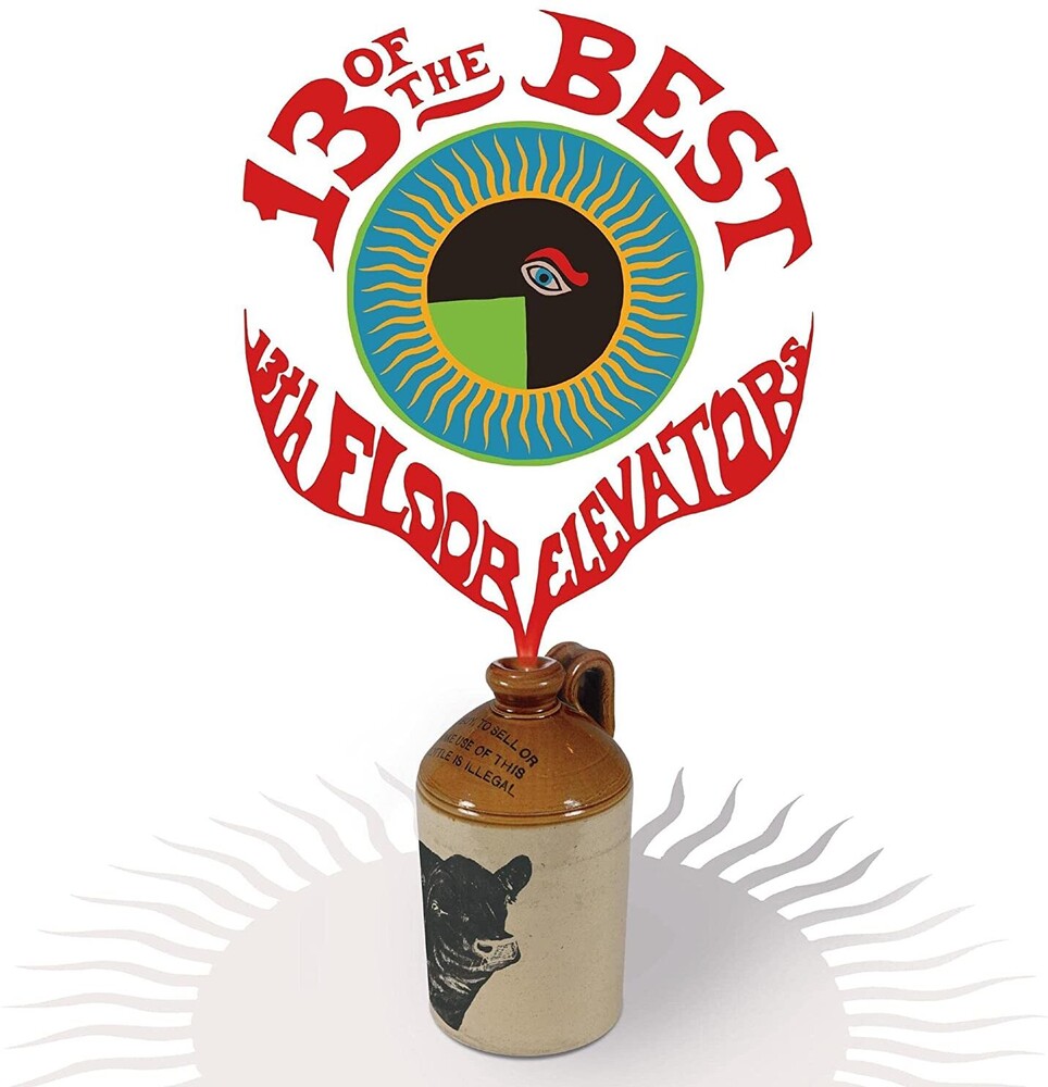 13TH FLOOR ELEVATORS - 13 OF THE BEST - RED COLOR - VINYL LP