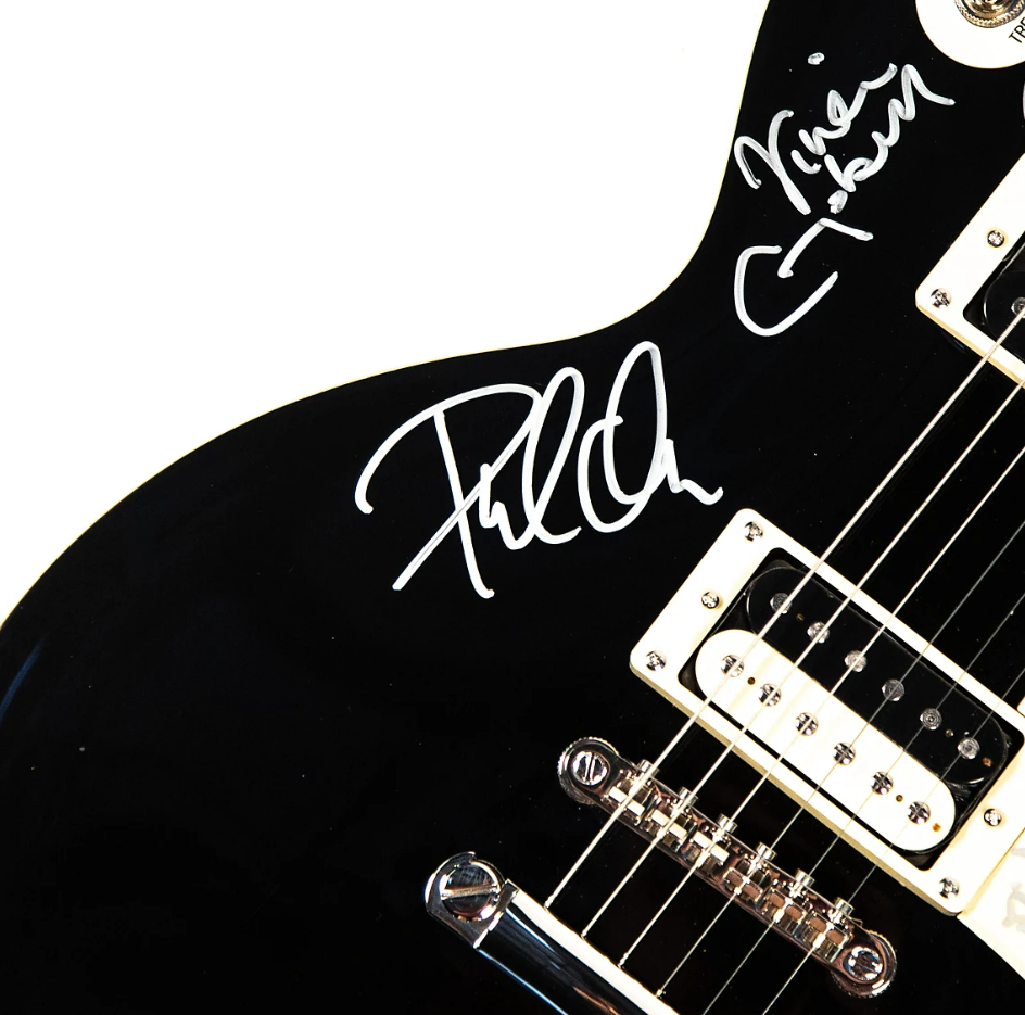EPIPHONE LIMITED EDITION LES PAUL TRADITIONAL PRO-II GUITAR - SIGNED BY DEF LEPPARD