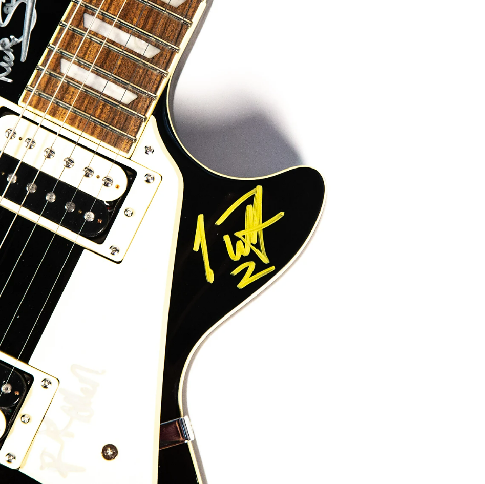 EPIPHONE LIMITED EDITION LES PAUL TRADITIONAL PRO-II GUITAR - SIGNED BY DEF LEPPARD