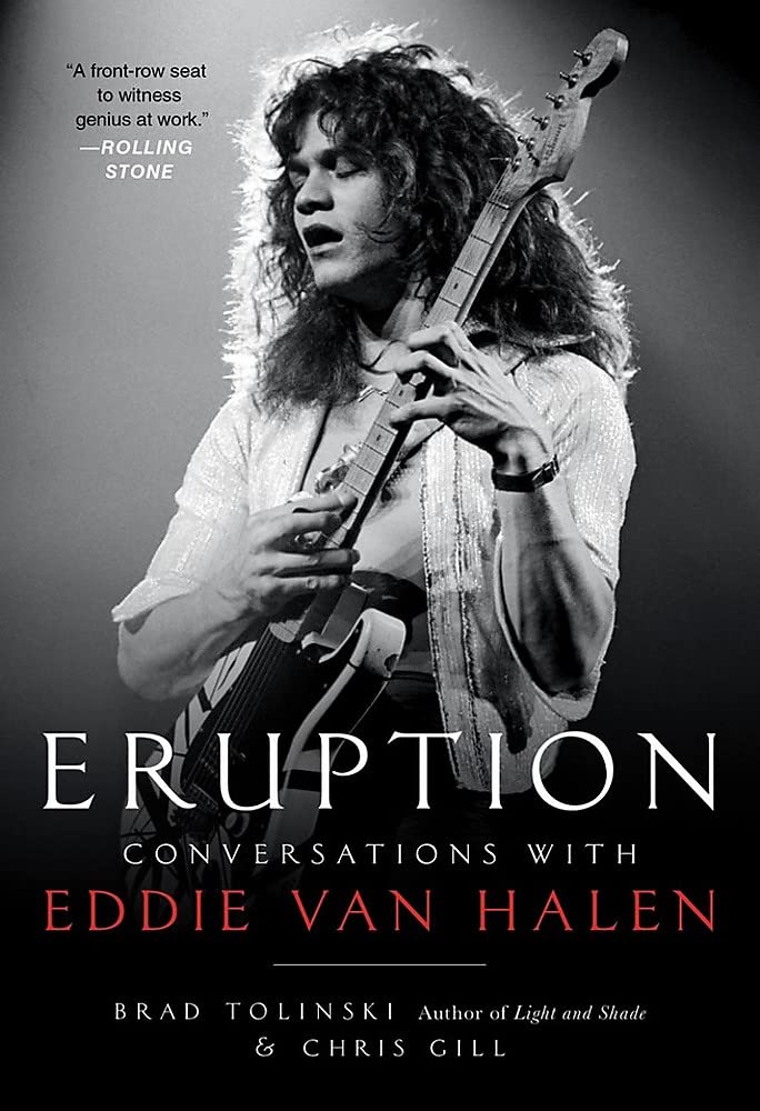 VAN HALEN - ERUPTION: CONVERSATIONS WITH EDDIE VAN HALEN - PAPERBACK - BOOK