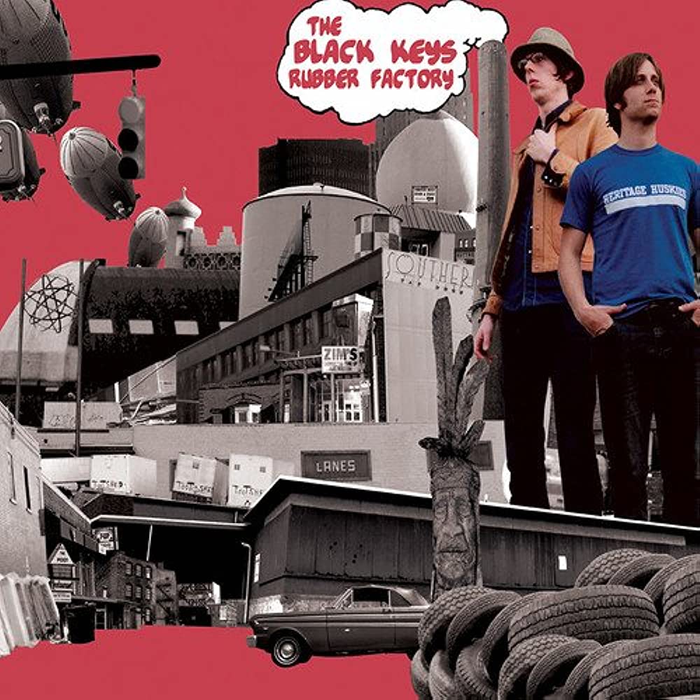 THE BLACK KEYS - RUBBER FACTORY - VINYL LP