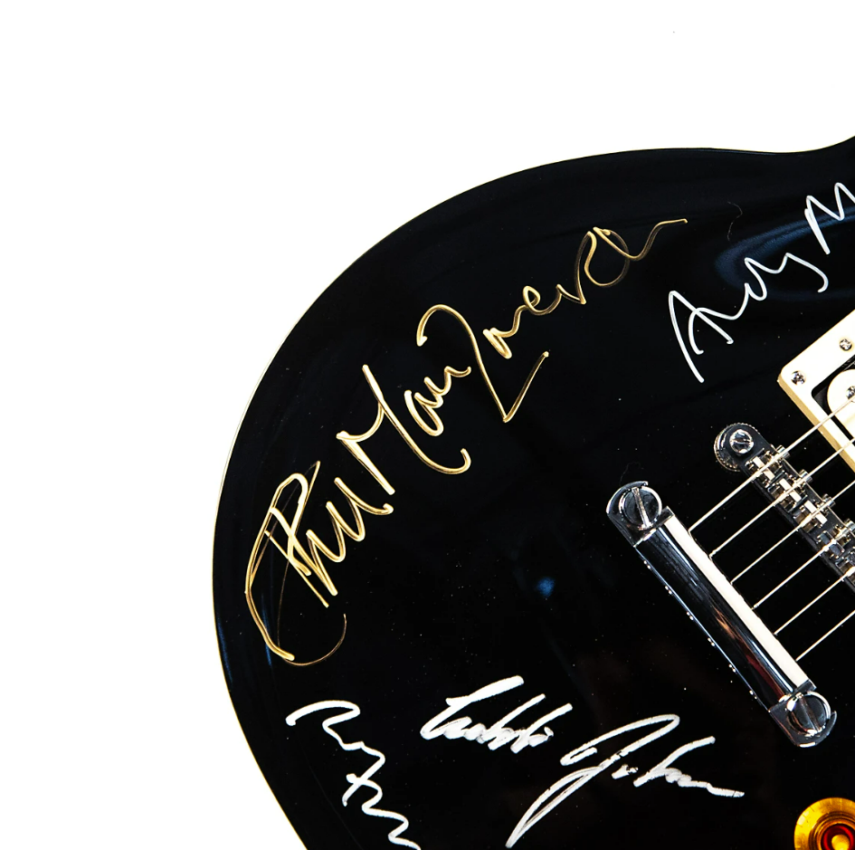 GUITARRA EPIPHONE DE EDICIÓN LIMITADA LES PAUL TRADITIONAL PRO-II - FIRMADA POR ROXY MUSIC