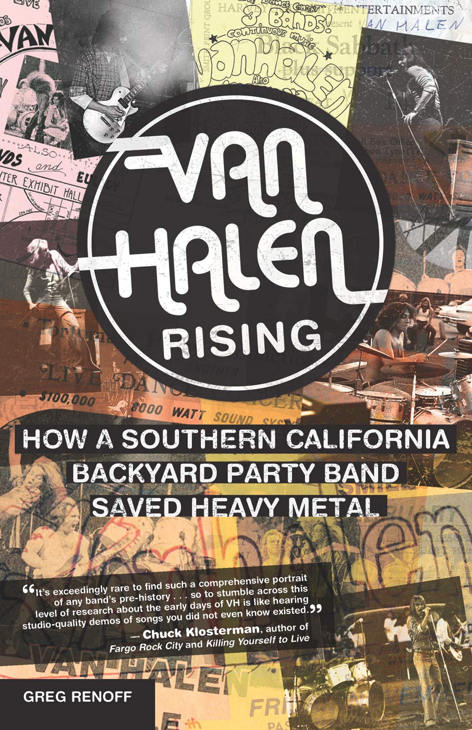 VAN HALEN - VAN HALEN RISING - PAPERBACK - LIBRO