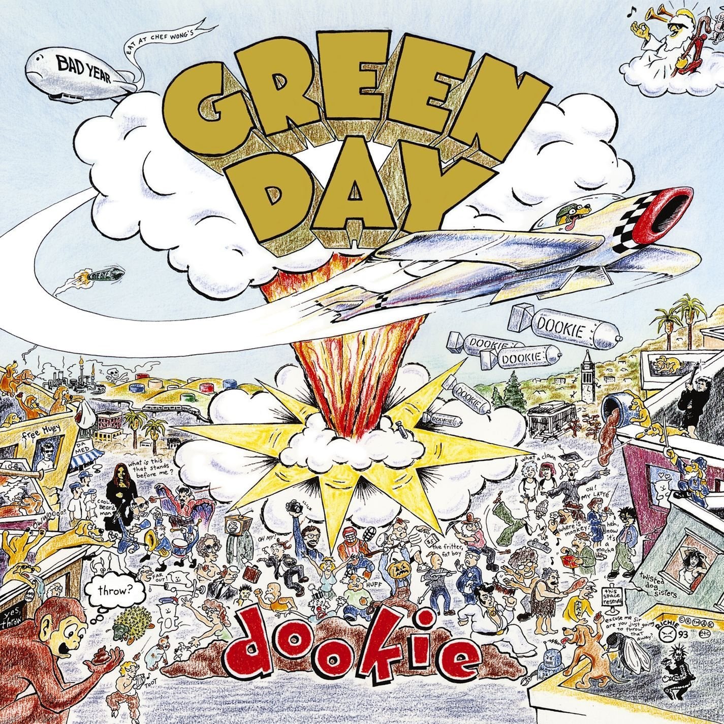 GREEN DAY - DOOKIE - BLACK COLOR - VINYL LP