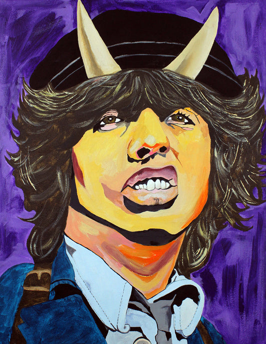 ANGUS YOUNG - GREETING CARD