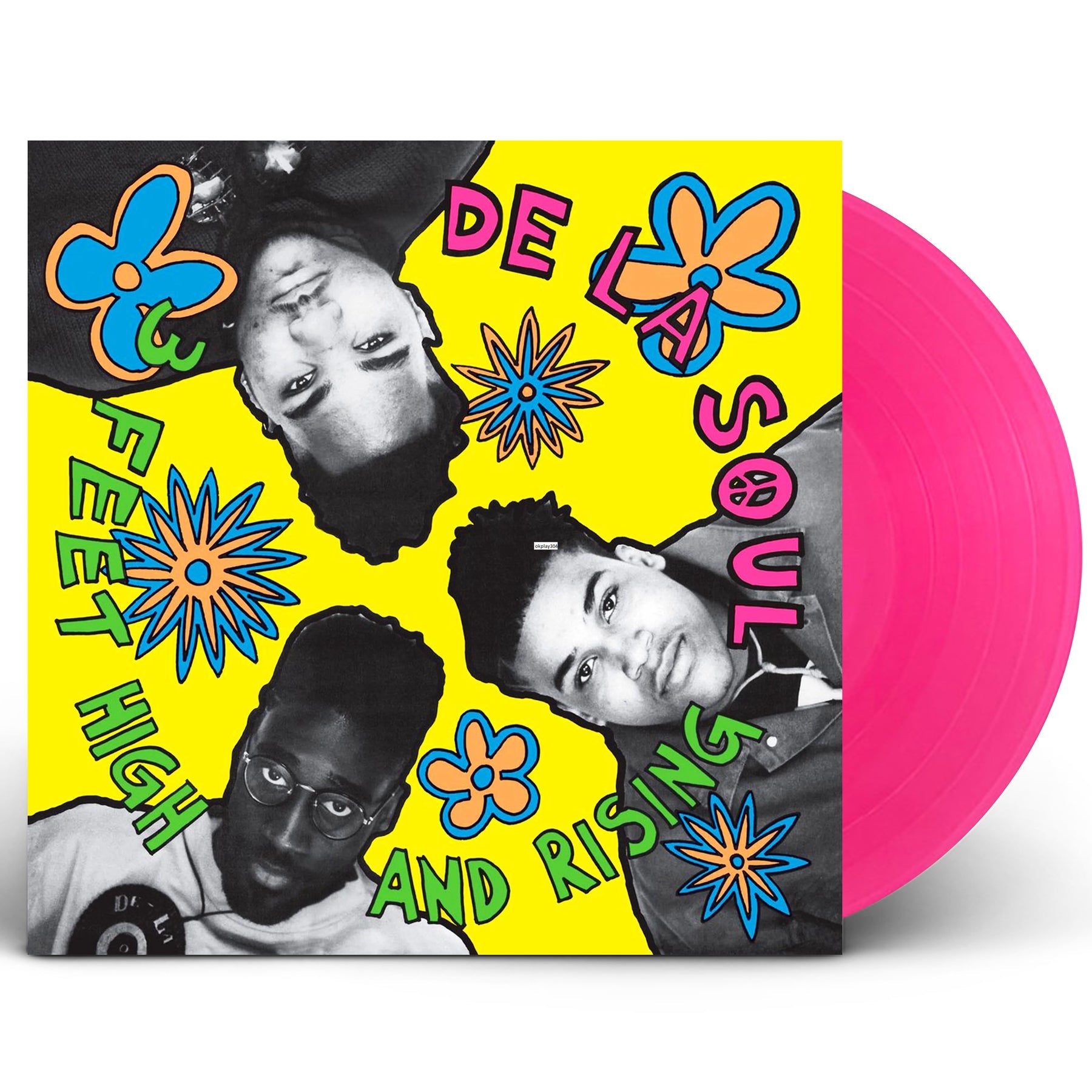 DE LA SOUL - 3 FEET HIGH AND RISING - MAGENTA COLOR - 2-LP - VINYL LP