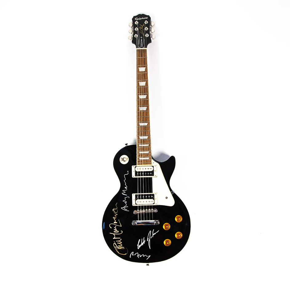 LES PAUL SIGNED BY ROXY MUSIC