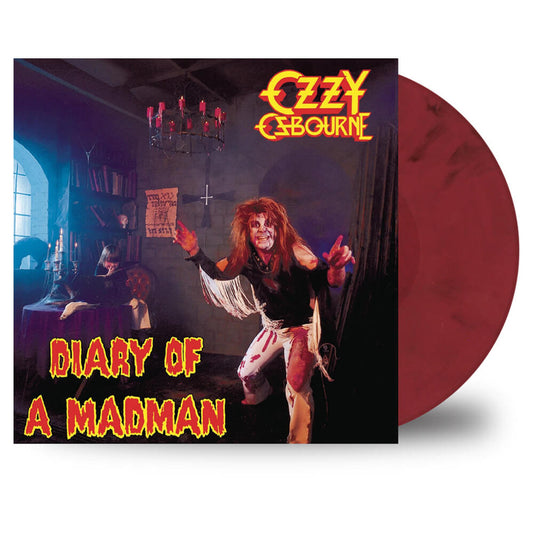 OZZY OSBOURNE - DIARY OF A MADMAN - LIMITED EDITION - 40TH ANNIVERSARY EDITION - RED COLOR - VINYL LP