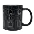 ROCK HALL AURA TROPHY BLACK STONEWARE MUG