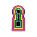 ROCK HALL AURA TROPHY LAPEL PIN