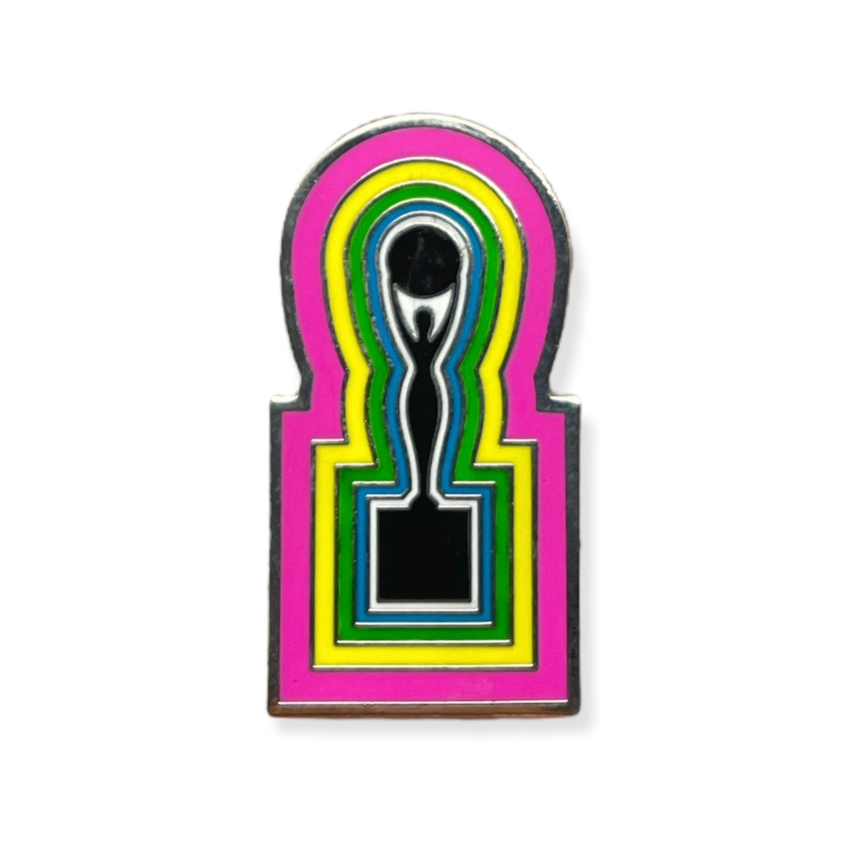 ROCK HALL AURA TROPHY LAPEL PIN