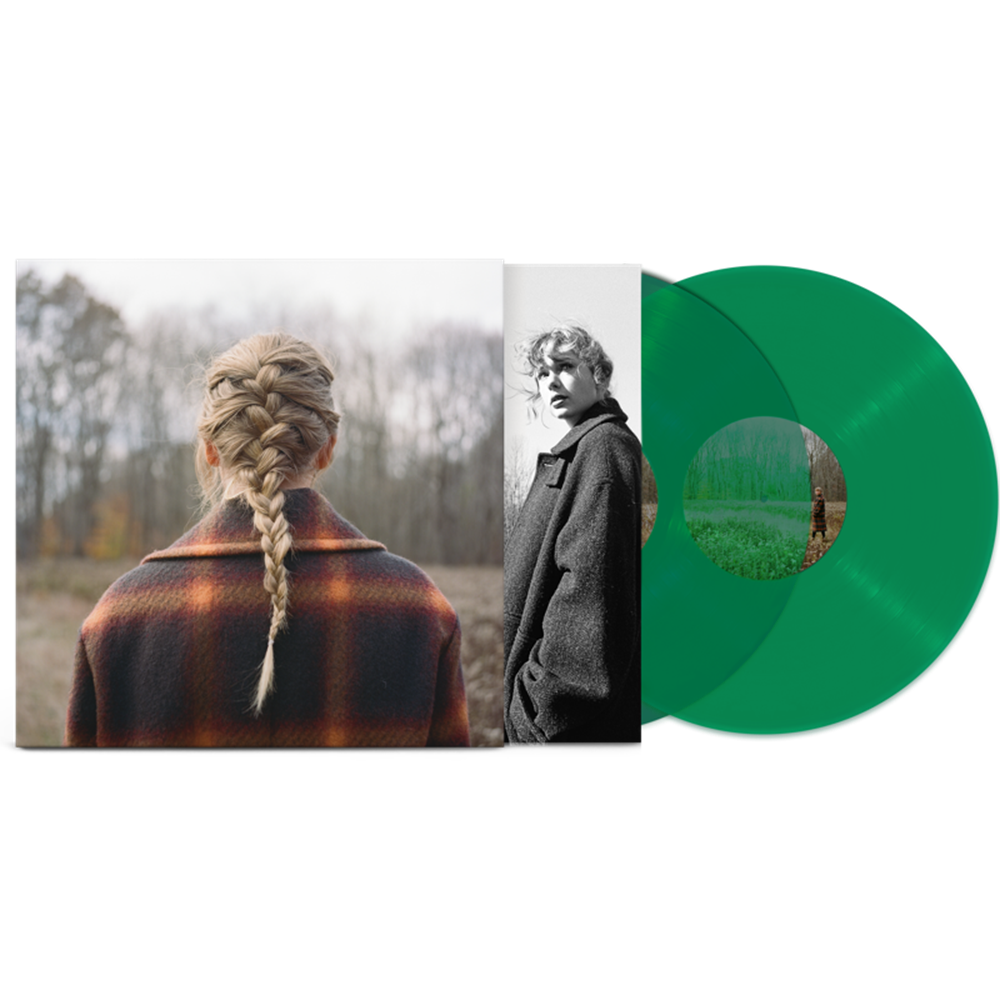 TAYLOR SWIFT - EVERMORE - DELUXE 2-LP - GREEN COLOR - VINYL LP