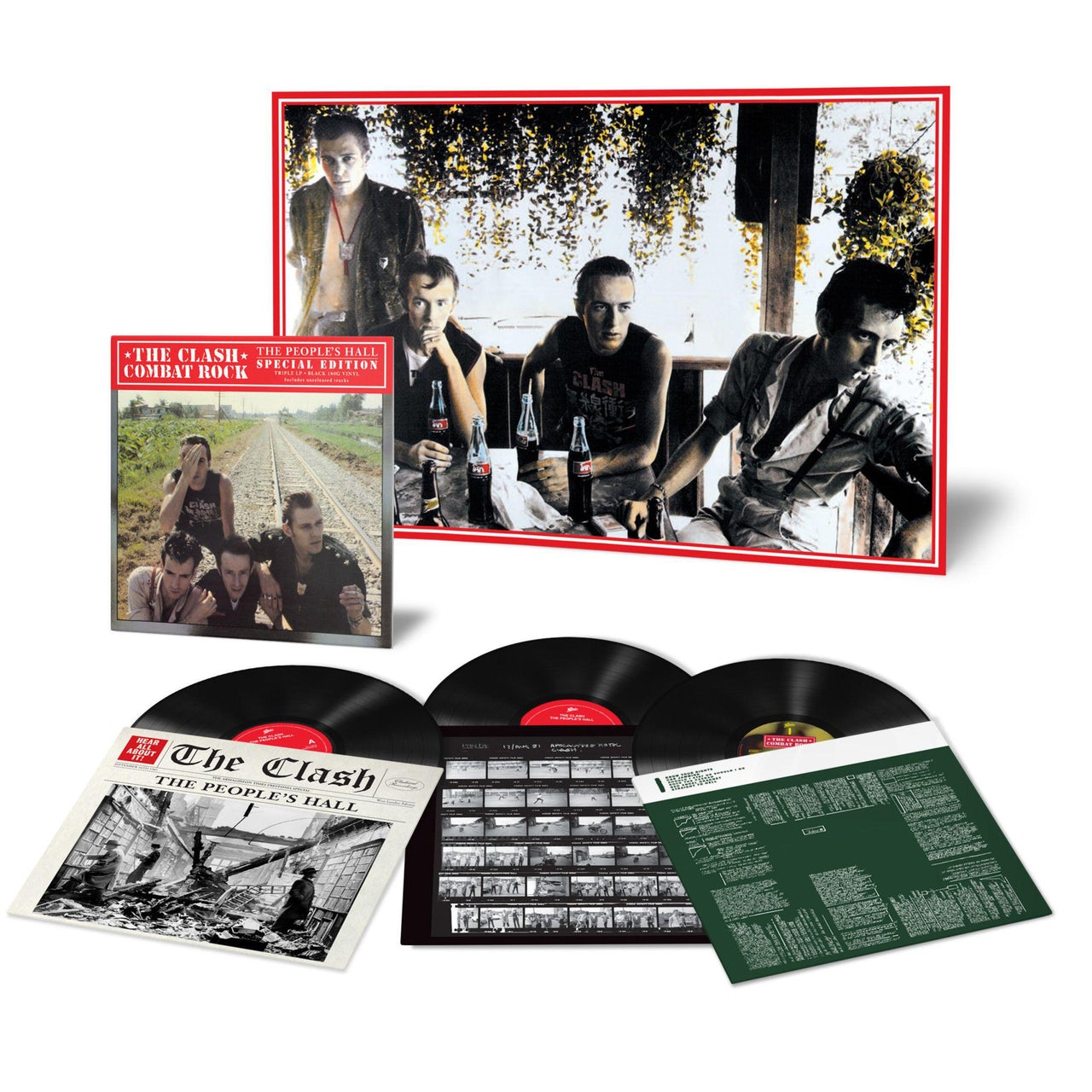 THE CLASH - COMBAT ROCK + THE PEOPLE'S HALL - EDICIÓN ESPECIAL 40 ANIVERSARIO - CONJUNTO DE 3 LP - LP DE VINILO