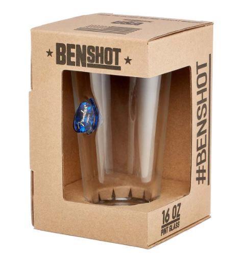 FENDER PICK PINT GLASS BY BENSHOT