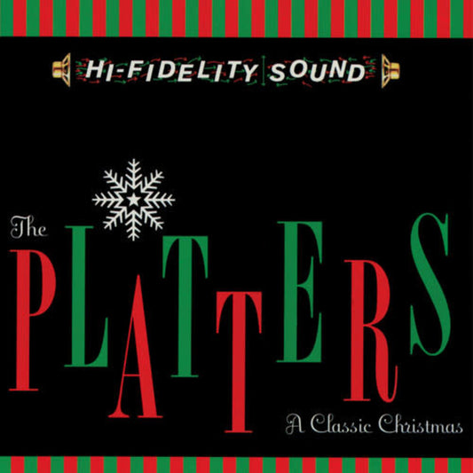 THE PLATTERS - A CLASSIC CHRISTMAS - RED COLOR - VINYL LP