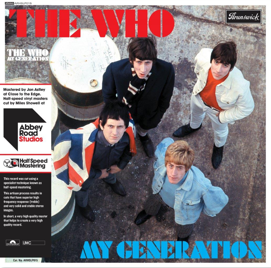THE WHO - MY GENERATION - HALF SPEED MASTERING - VINYL LP