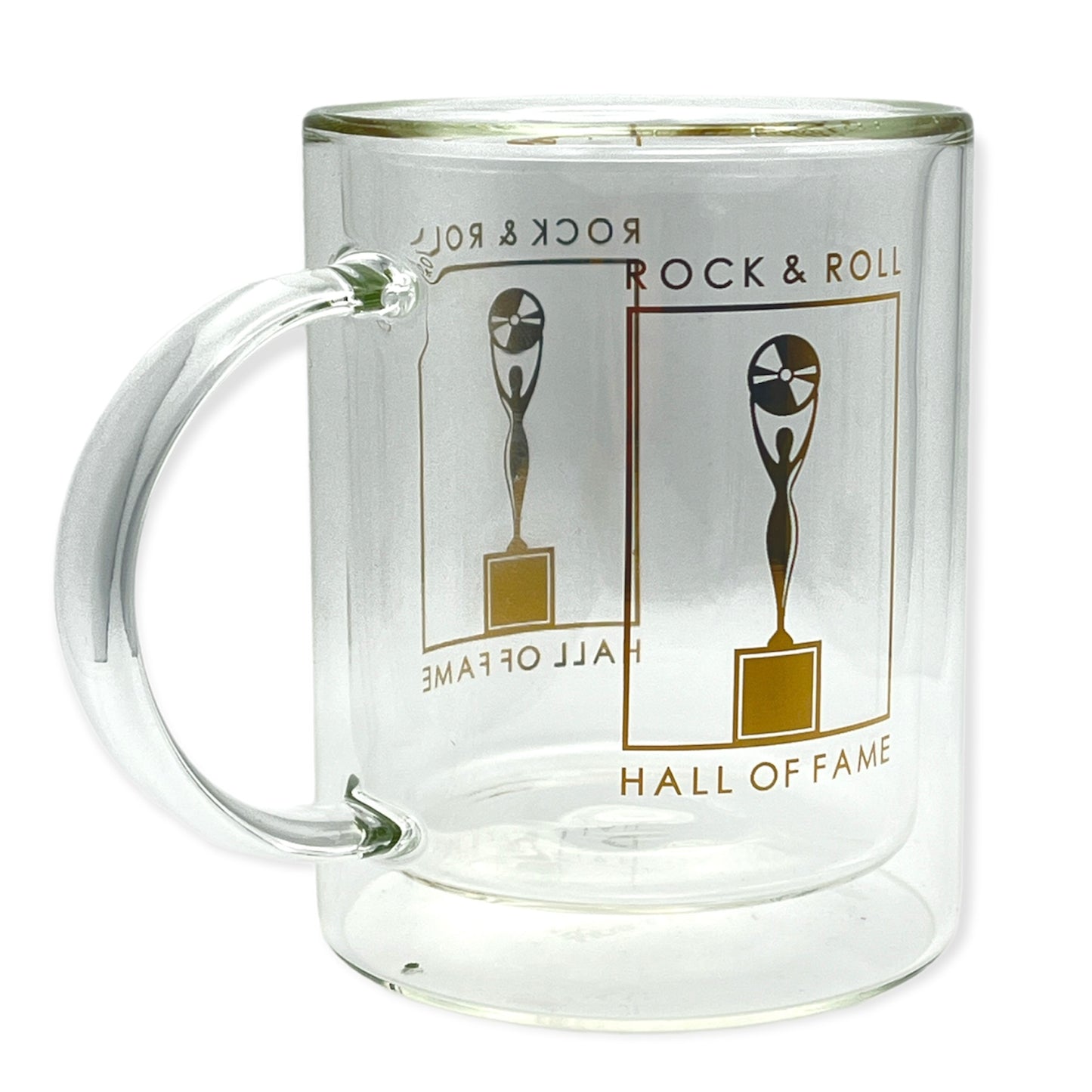 ROCK HALL GOLD COLLECTION - DOUBLE WALLED GLASS MUG