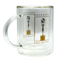 ROCK HALL GOLD COLLECTION - DOUBLE WALLED GLASS MUG