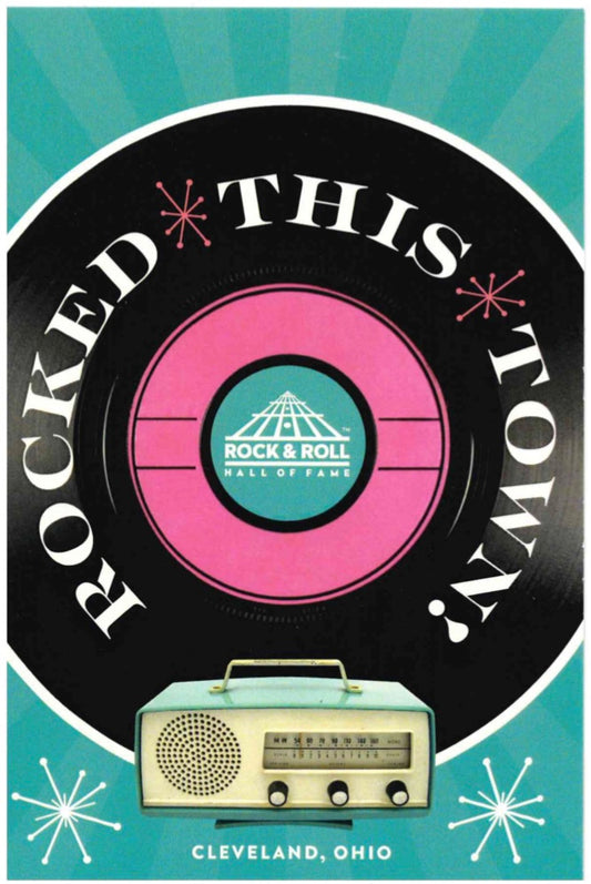 ROCK HALL ROCKED THIS TOWN POSTCARD