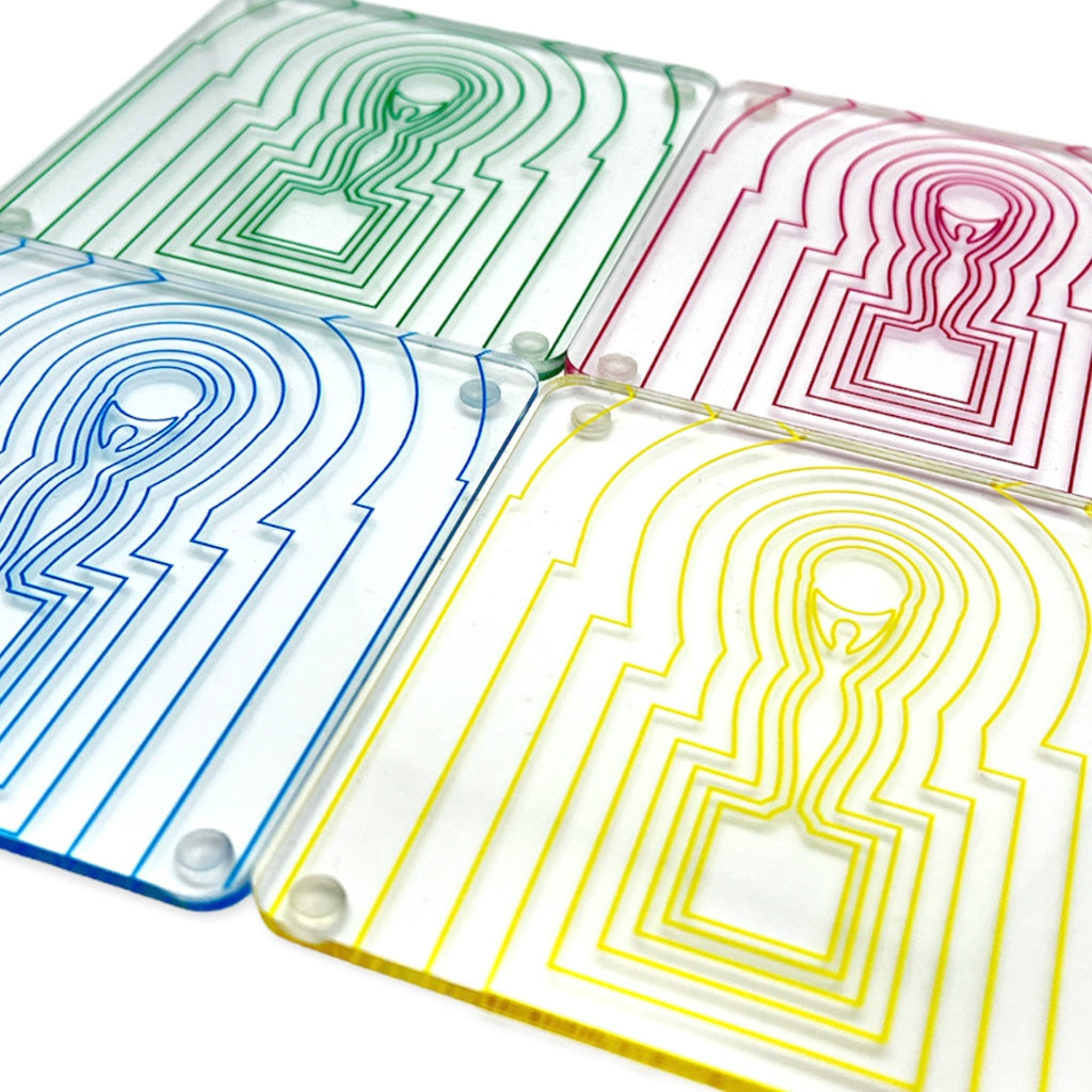 SET DE POSAVASOS DE TROFEO ROCK HALL AURA