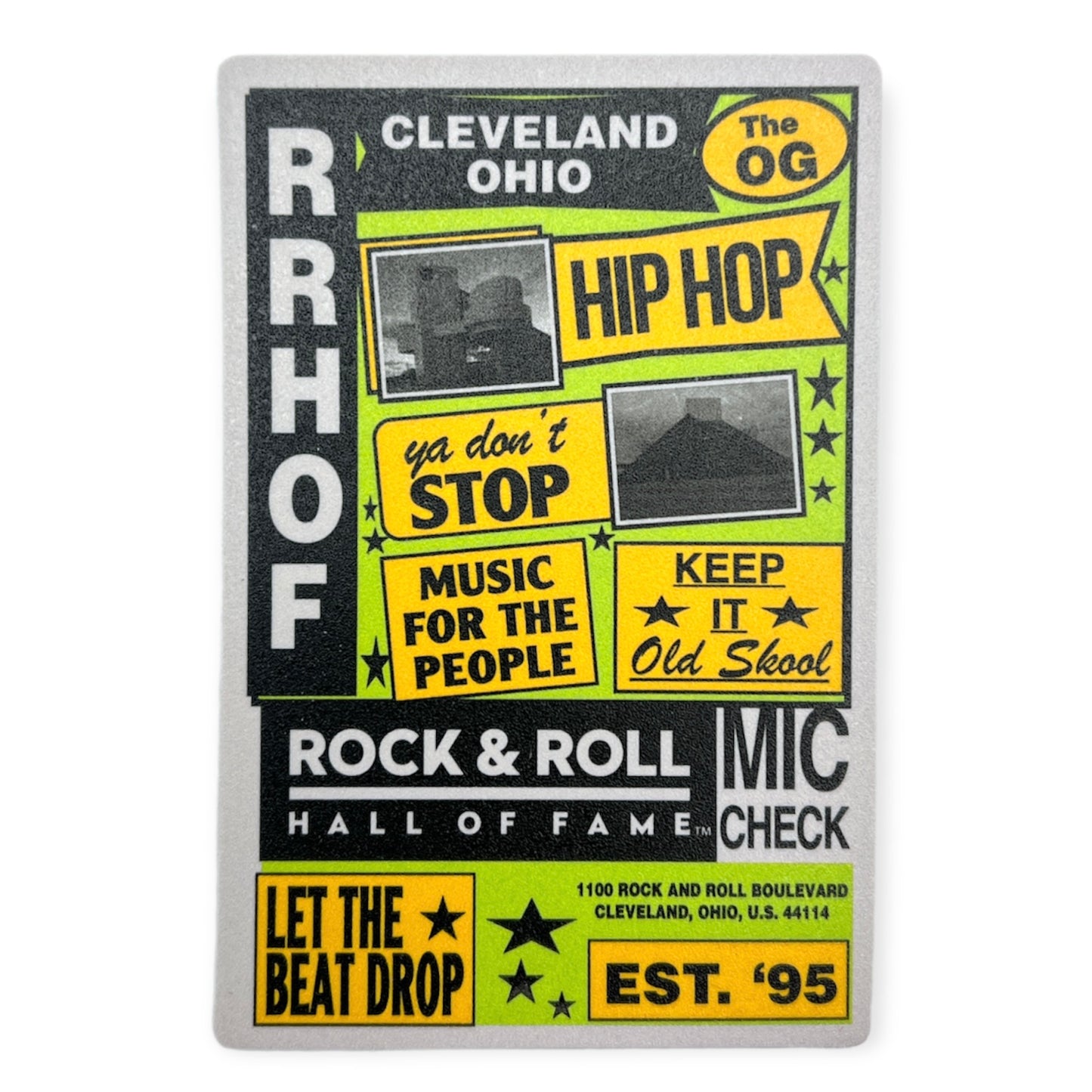 ROCK HALL OLD SKOOL POSTER DECAL