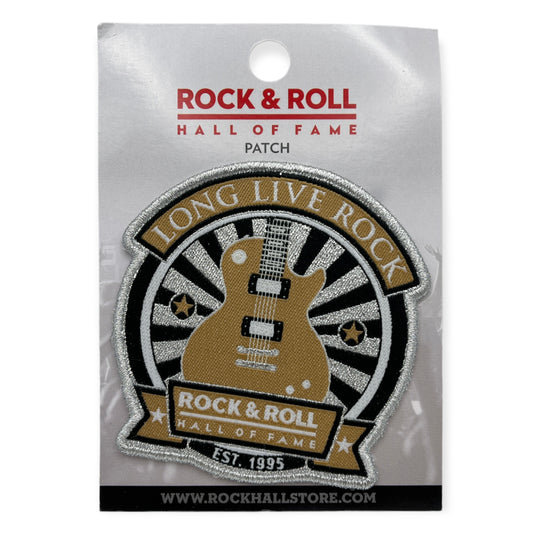 ROCK HALL GUITAR & SUNBURST RAYS PATCH