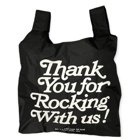 ROCK HALL THANK YOU FOR ROCKING WITH US TOTE BAG