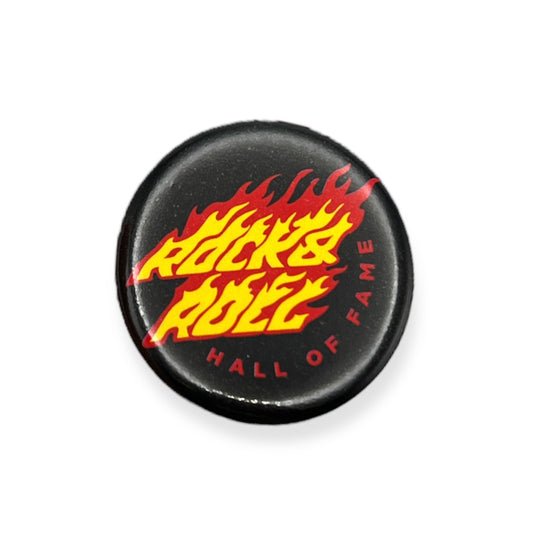 ROCK HALL FLAMES BUTTON