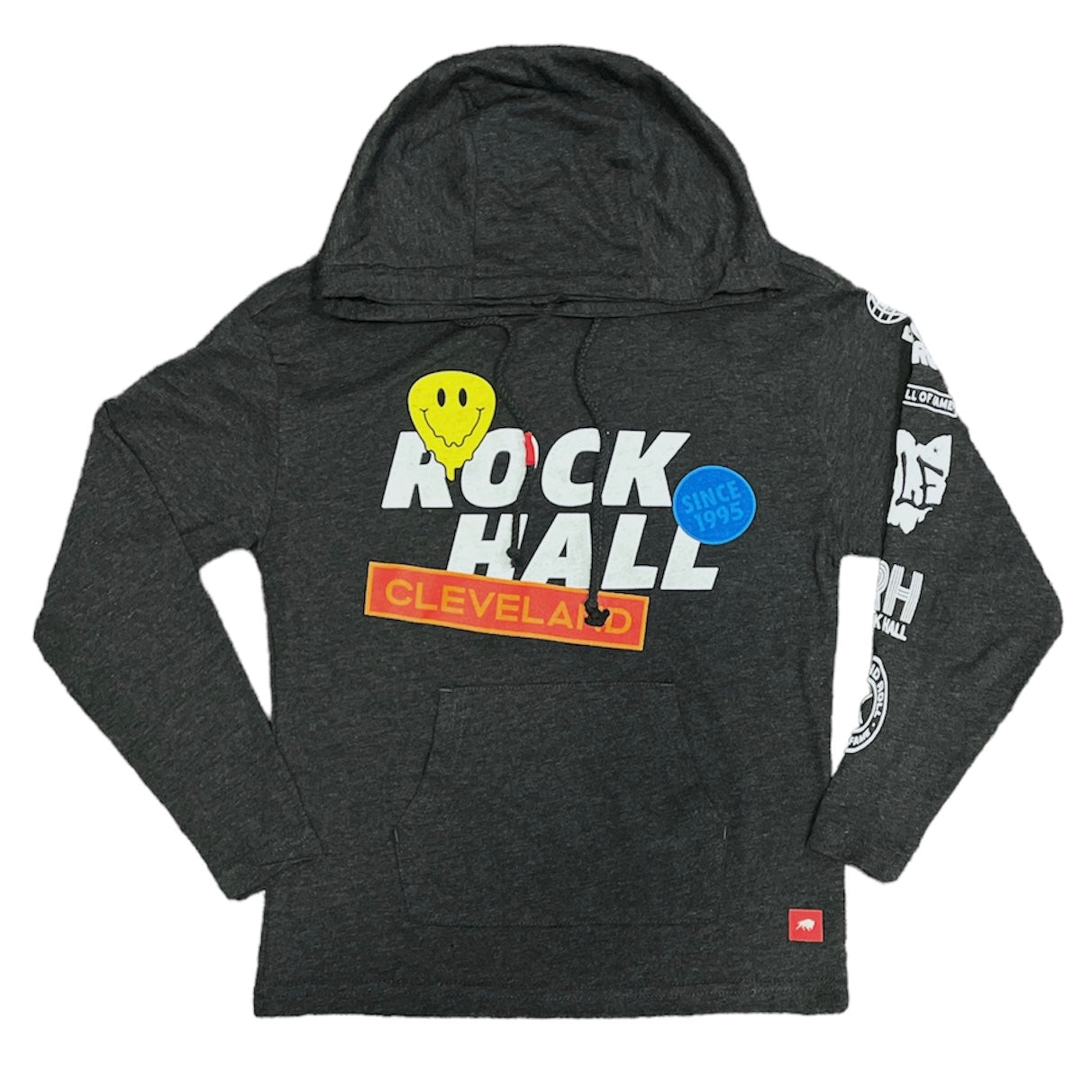 ROCK HALL STICKER YOUTH HOODIE