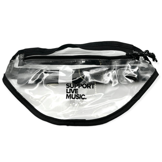 ROCK HALL SUPPORT LIVE MUSIC CLEAR HIP PACK
