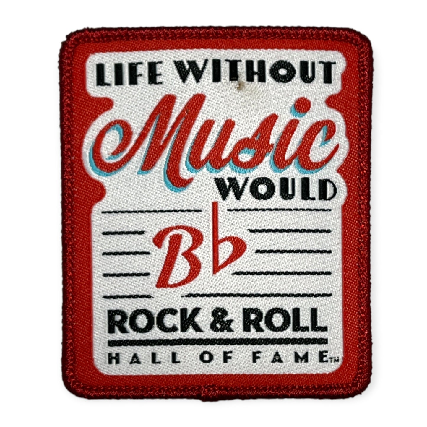 ROCK HALL LIFE WITHOUT MUSIC PATCH