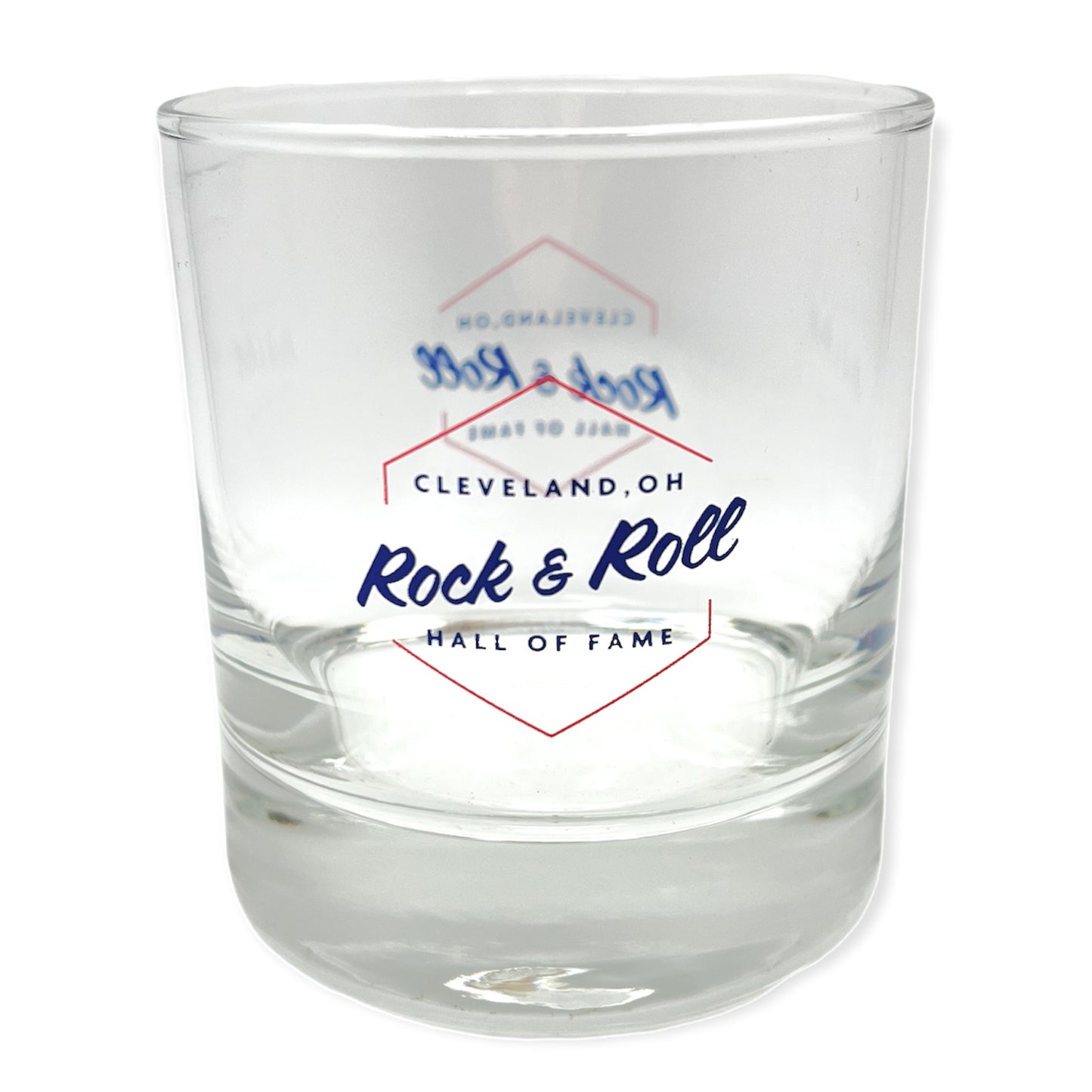 ROCK HALL DIAMOND LOGO ROCKS GLASS