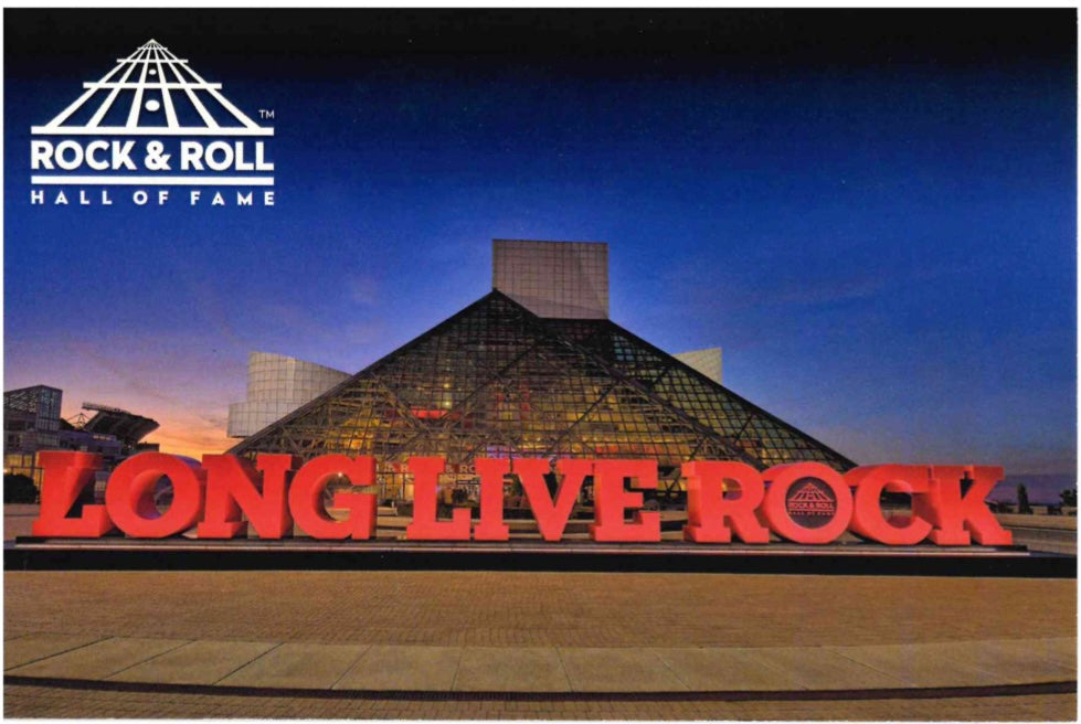 ROCK HALL LONG LIVE ROCK POSTCARD