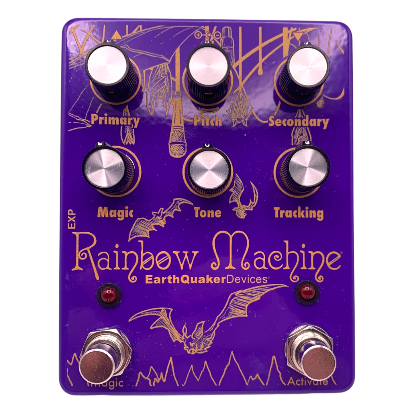 ROCK HALL X EARTHQUAKER DEVICES - LIMITED EDITION RAINBOW MACHINE POLYPHONIC PITCH MESMERIZER PEDAL