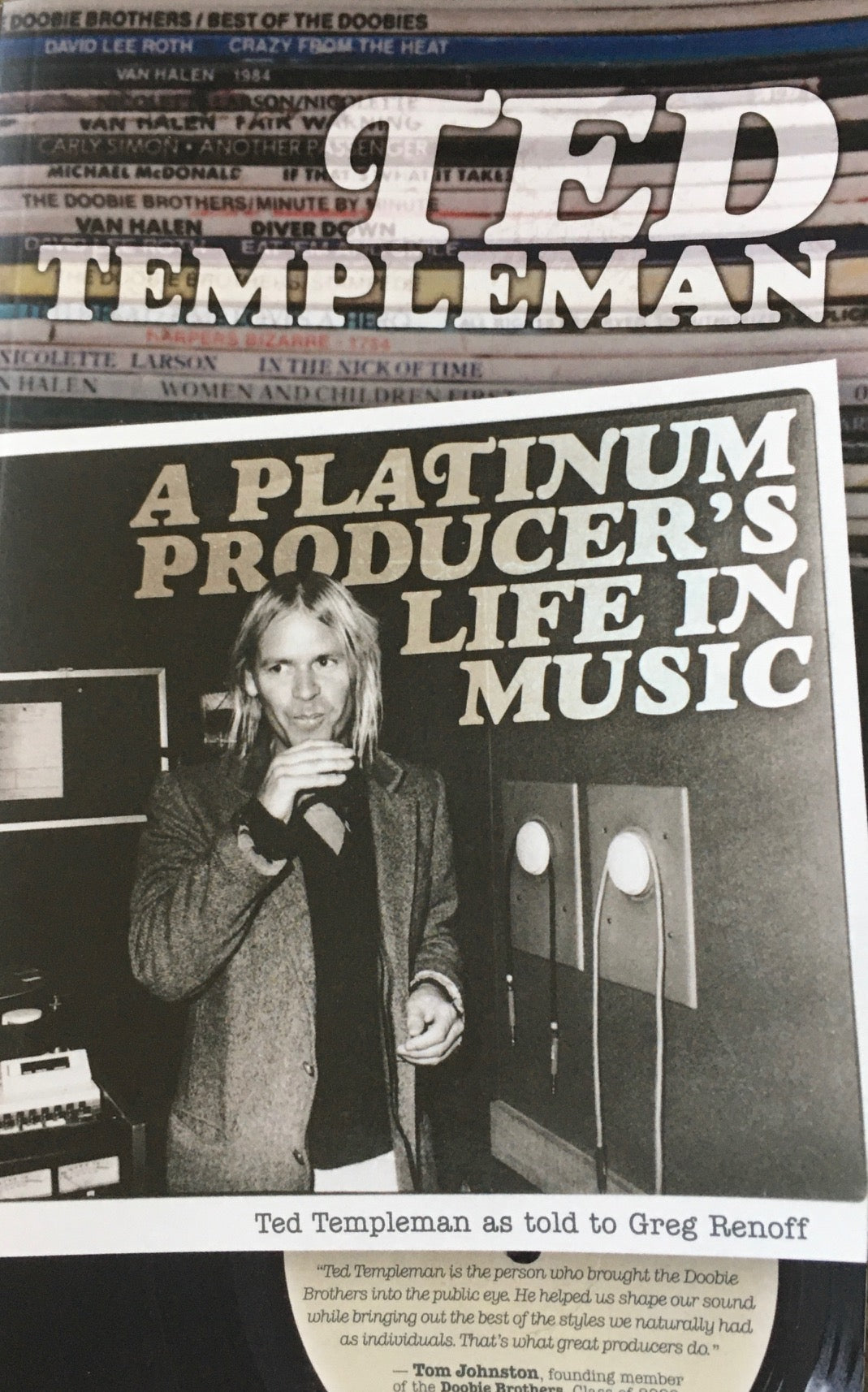 TED TEMPLEMAN: LA VIDA DE UN PRODUCTOR DE PLATINO EN LA MÚSICA - LIBRO DE BOLSILLO