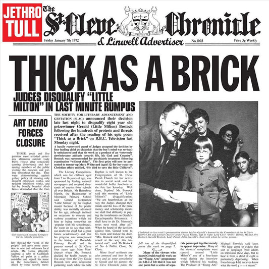 JETHRO TULL - THICK AS A BRICK - VINYL LP