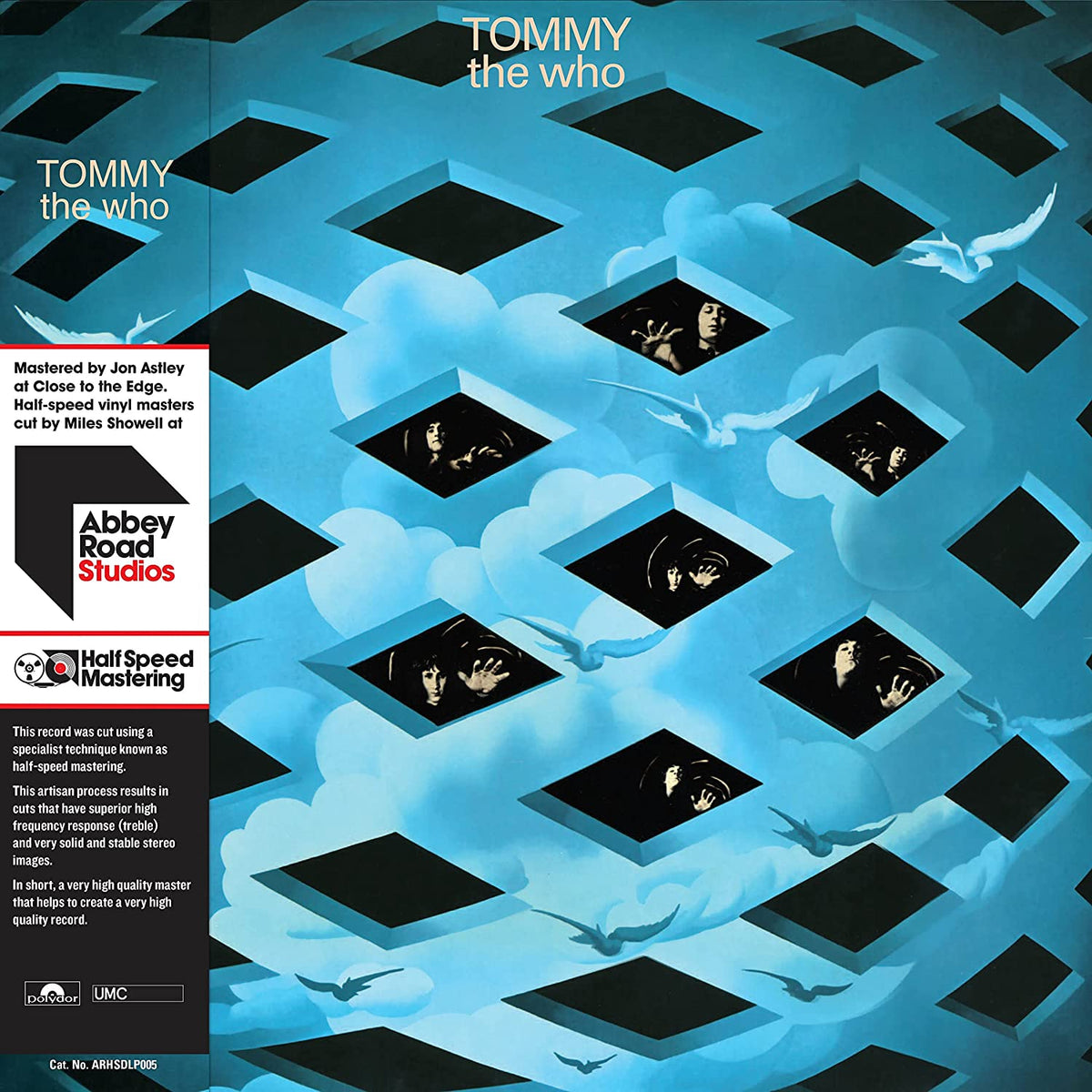 THE WHO - TOMMY - MASTERIZACIÓN A MEDIA VELOCIDAD - 2 LP - VINILO LP