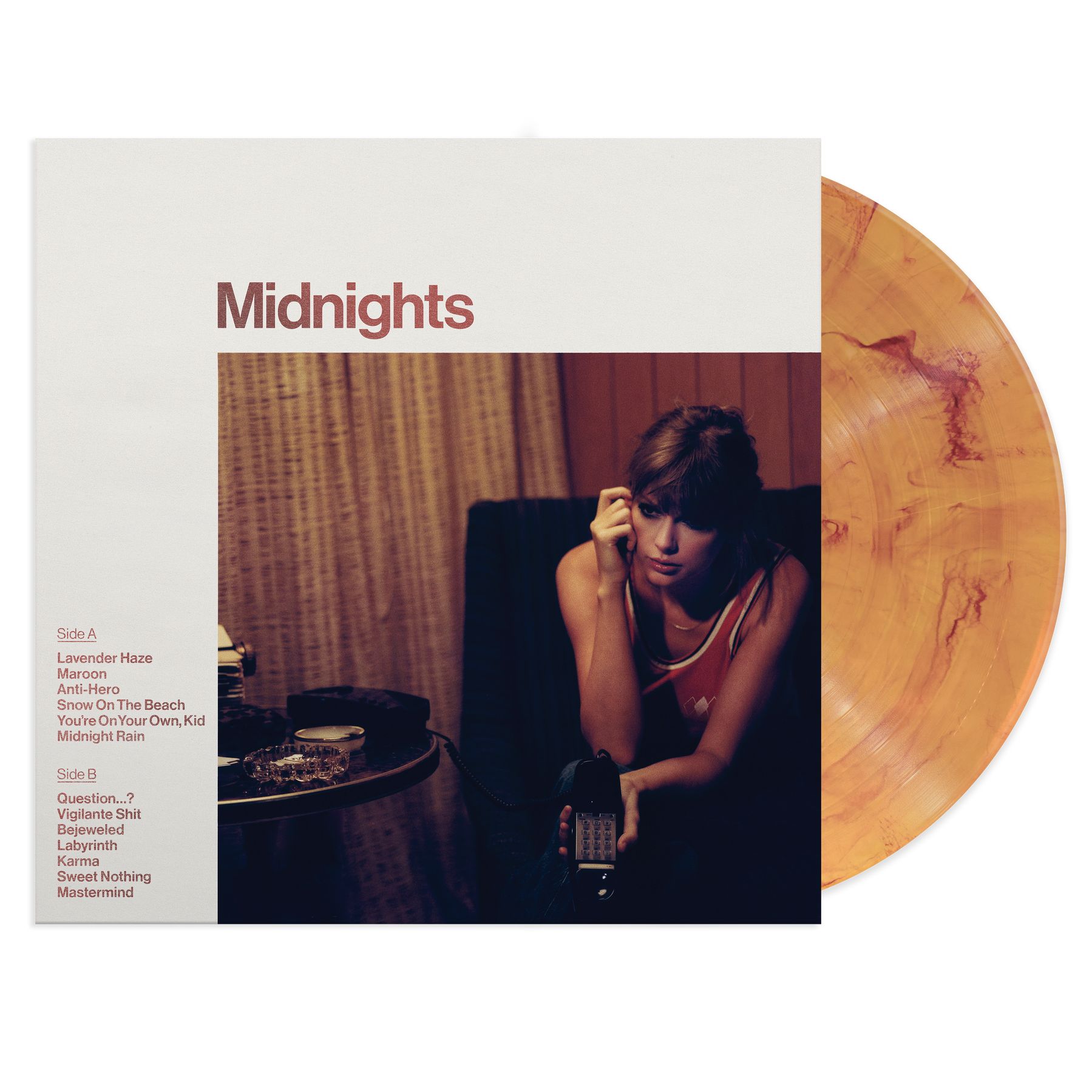 TAYLOR SWIFT - MIDNIGHTS - BLOOD MOON COLOR - VINYL LP